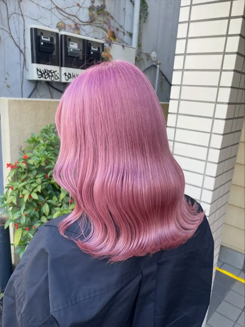 ミディアム カラー カット ヘアカラー トリートメント 原宿/ダブルカラー/ ブリーチ🎀れいなのヘアスタイル