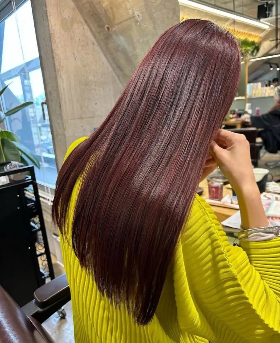 カラー hinakoカラー モデル募集のヘアスタイル