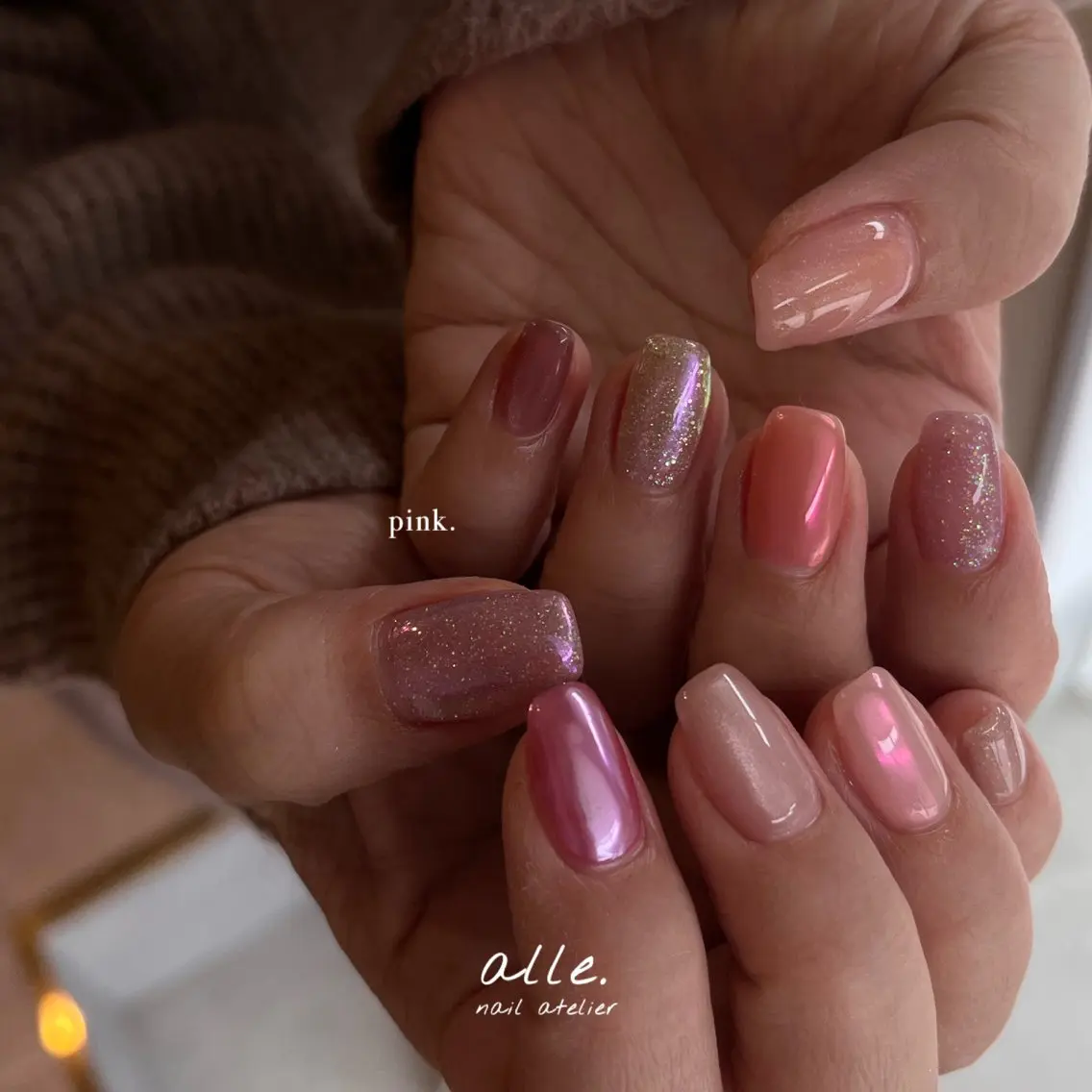 ネイル ハンドネイル atelier alle.のネイルデザイン