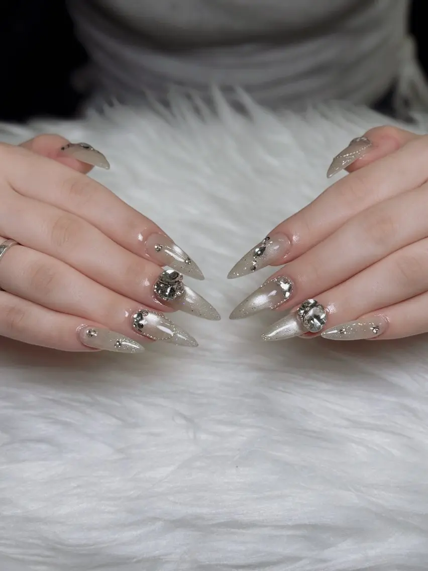 ネイル ジェルネイル 韓国ネイル シンプルネイル 夏ネイル ワンホンネイル ハンドネイル NEM nailstudioのネイルデザイン