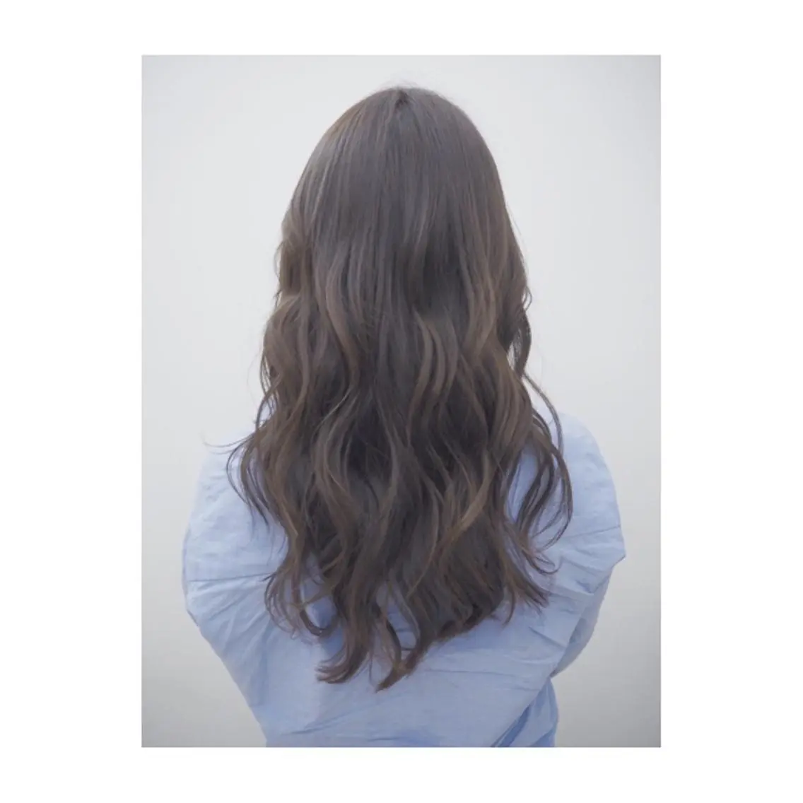 ロング カラー 永岡 鉄平のヘアスタイル