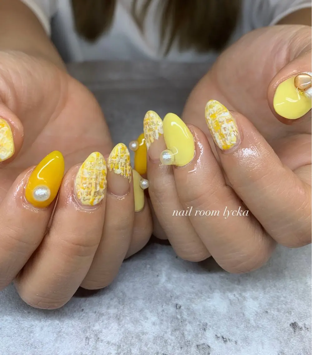 ネイル ネイルルームリッカ 𝐦𝐚𝐲𝐮のネイルデザイン