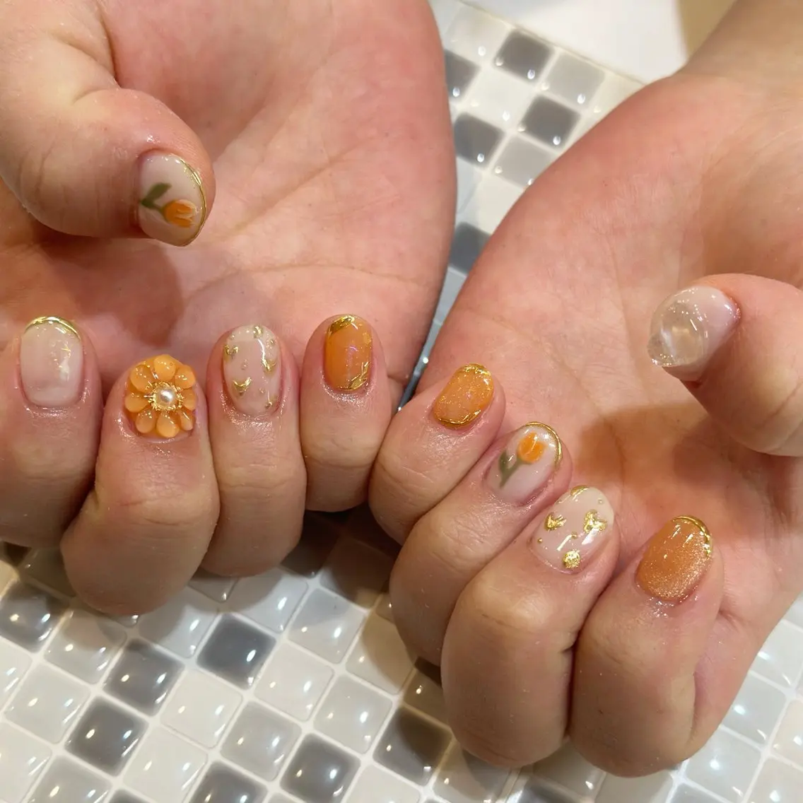 ネイル 春ネイル nailist yuiのネイルデザイン
