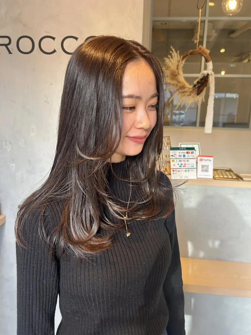セミロング カラー kanami - ROCCO -のヘアスタイル