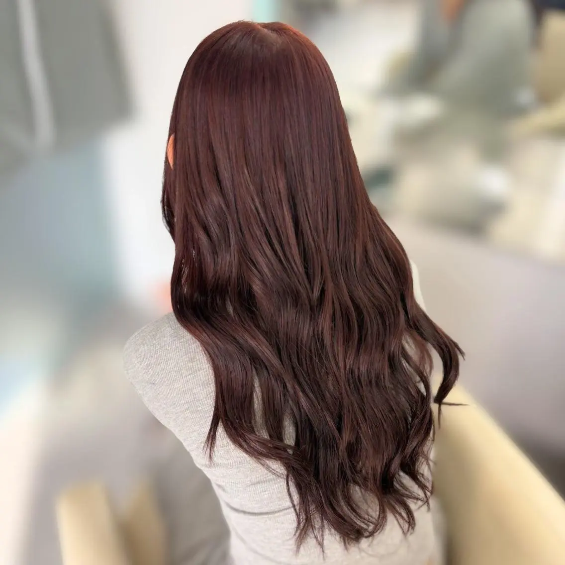 ロング カラー 透明感カラー 髪質改善 トリートメント カット ヘアカラー トリートメント 透明感カラー×顔周り mizuki🫧のヘアスタイル