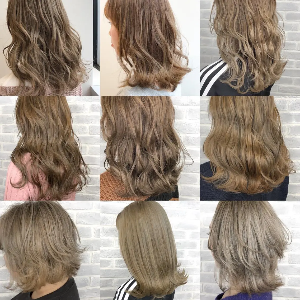 セミロング カラー ブリーチ 【透明感、艶髪】西村 有司のヘアスタイル