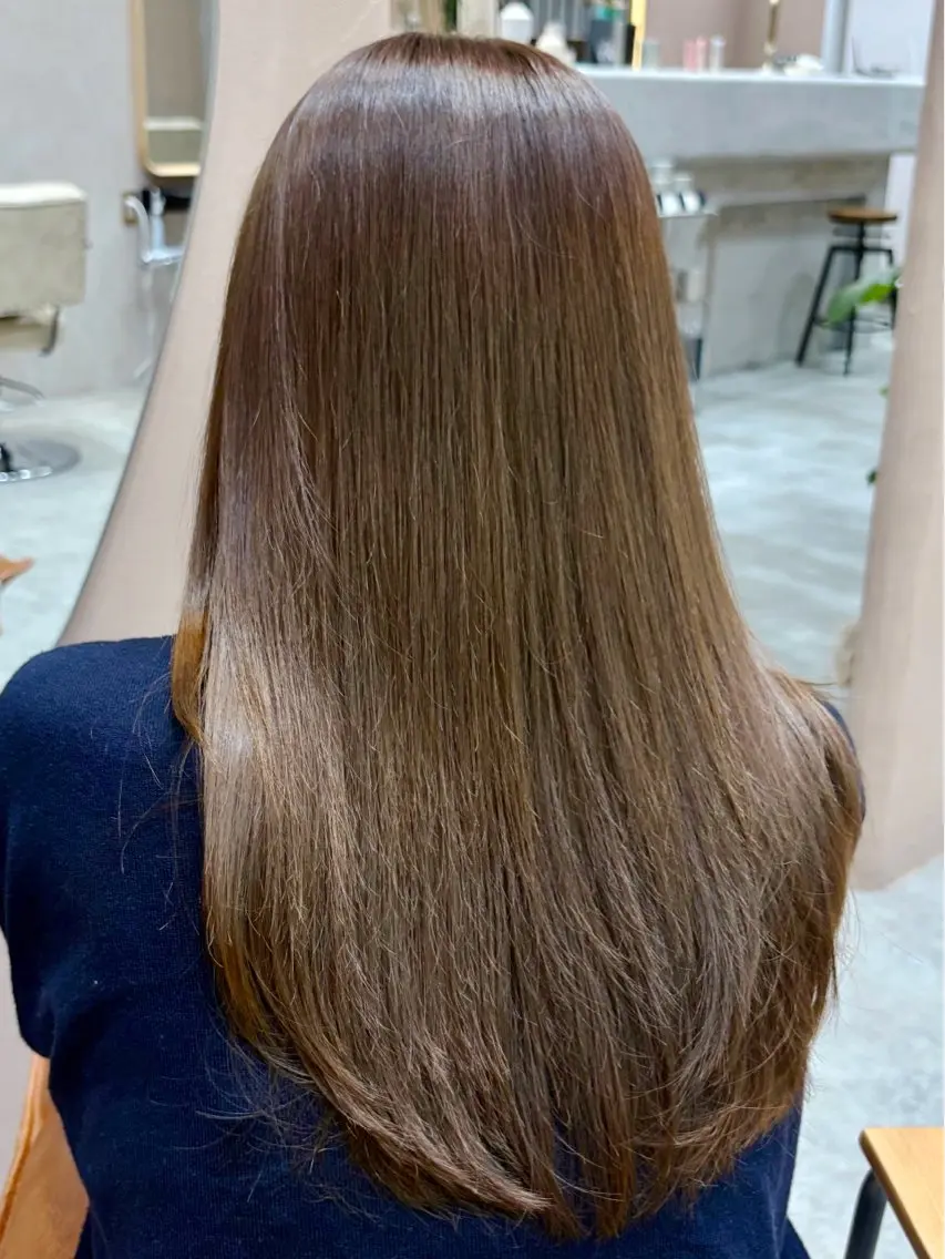 [💙限定メニュー💙]リタッチカラー🌟+髪質改善トリートメント💫の写真