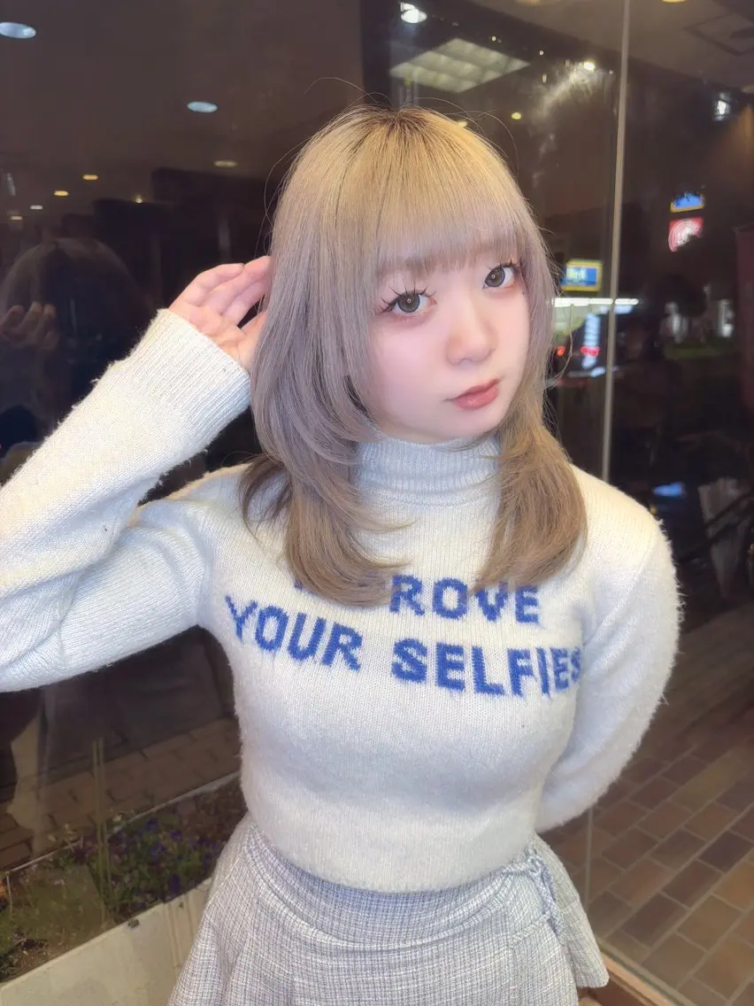 セミロング Moremuu/ MAIKA🎀のヘアスタイル