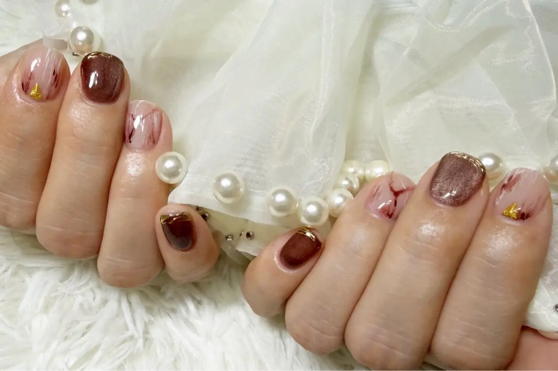ネイル 持ち込み ハンドネイル ネイルサロン nail_upのネイルデザイン