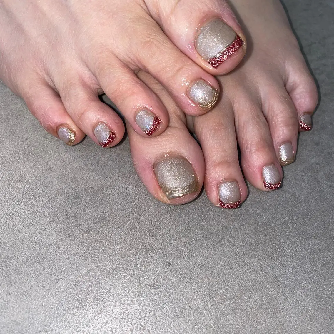ネイル フラッシュネイル フレンチネイル Nail Salon Gummi.のネイルデザイン
