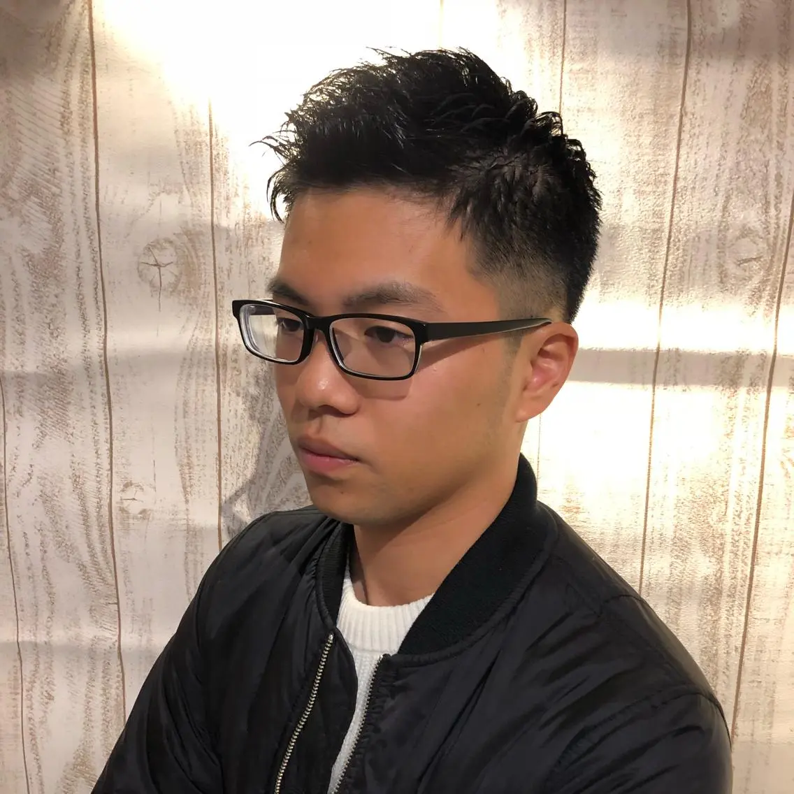 ショート パーマ メンズ 木村 りきのヘアスタイル