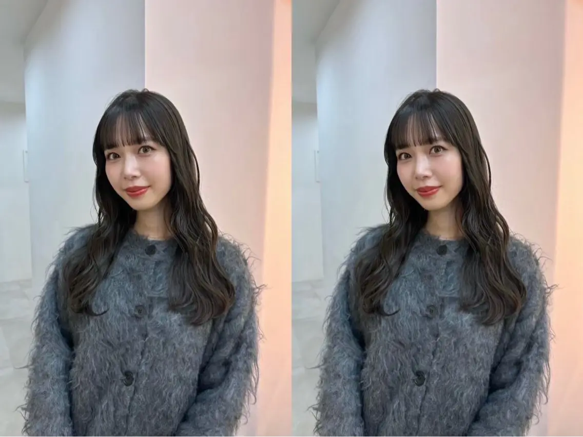 ロング カラー 植野 さくらのヘアスタイル