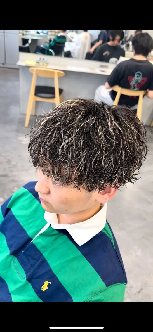 ショート カラー メンズ ヘアカラー fifth 丸山太誠のヘアスタイル