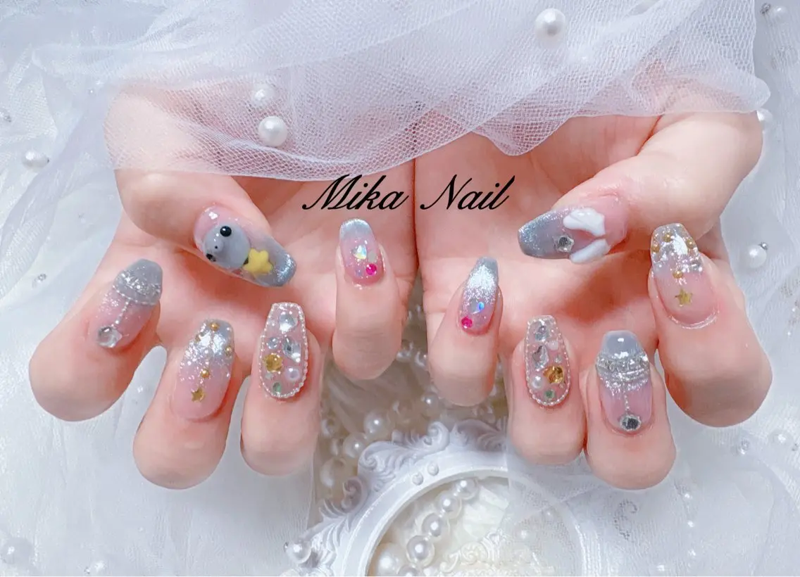 ネイル 持ち込み ハンドネイル Mika Nailのネイルデザイン