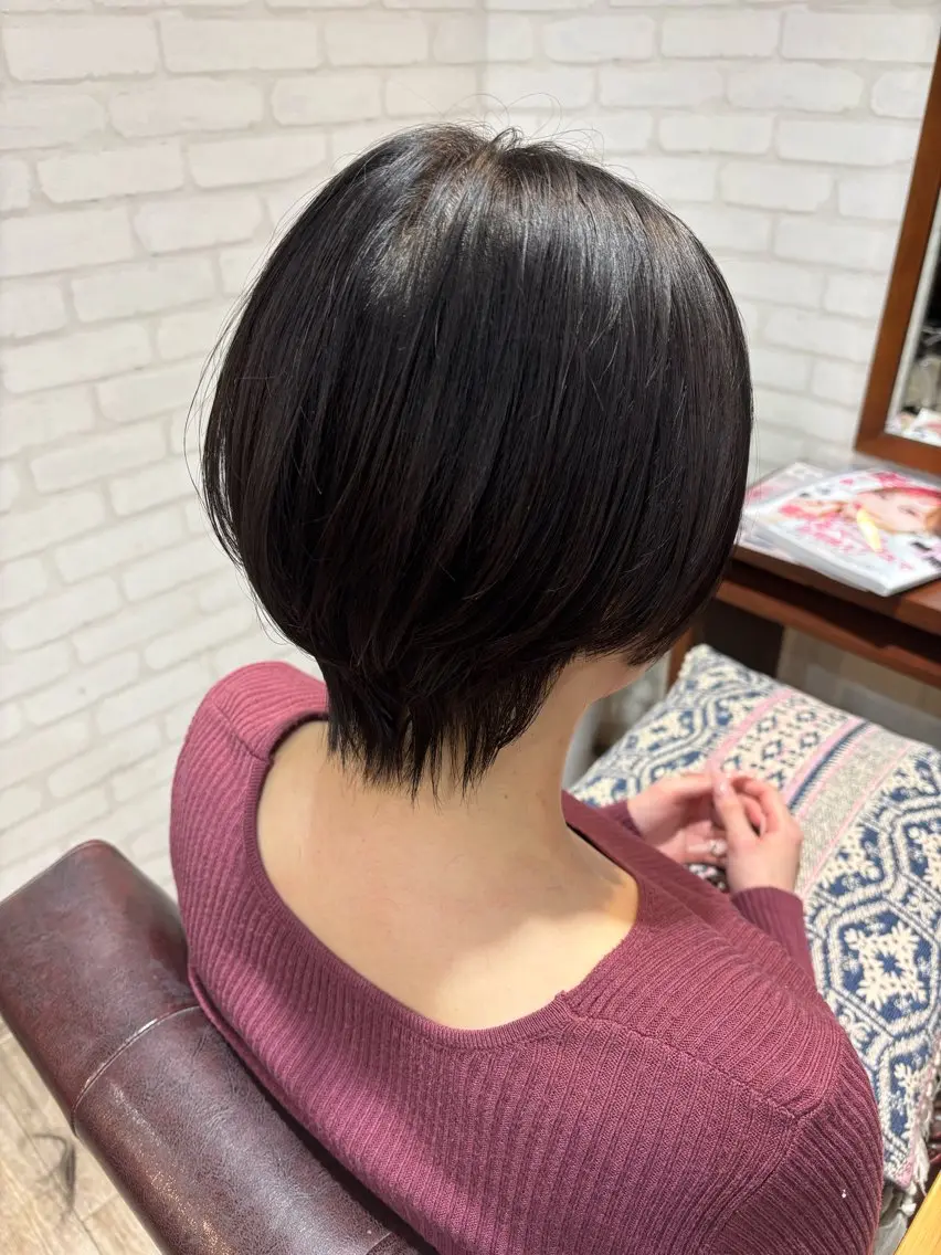 ショート 丸みショート くびれヘア ショートヘア 🫧ブロッサム 田中 琴羽🫧のヘアスタイル
