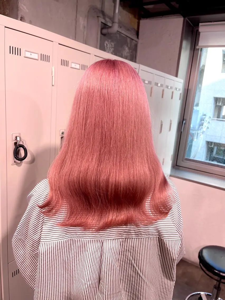 ロング ヘアカラー トリートメント ヘッドスパ ヘアセット 🪞透明感カラー🫧 縮毛矯正🥇かずきのヘアスタイル