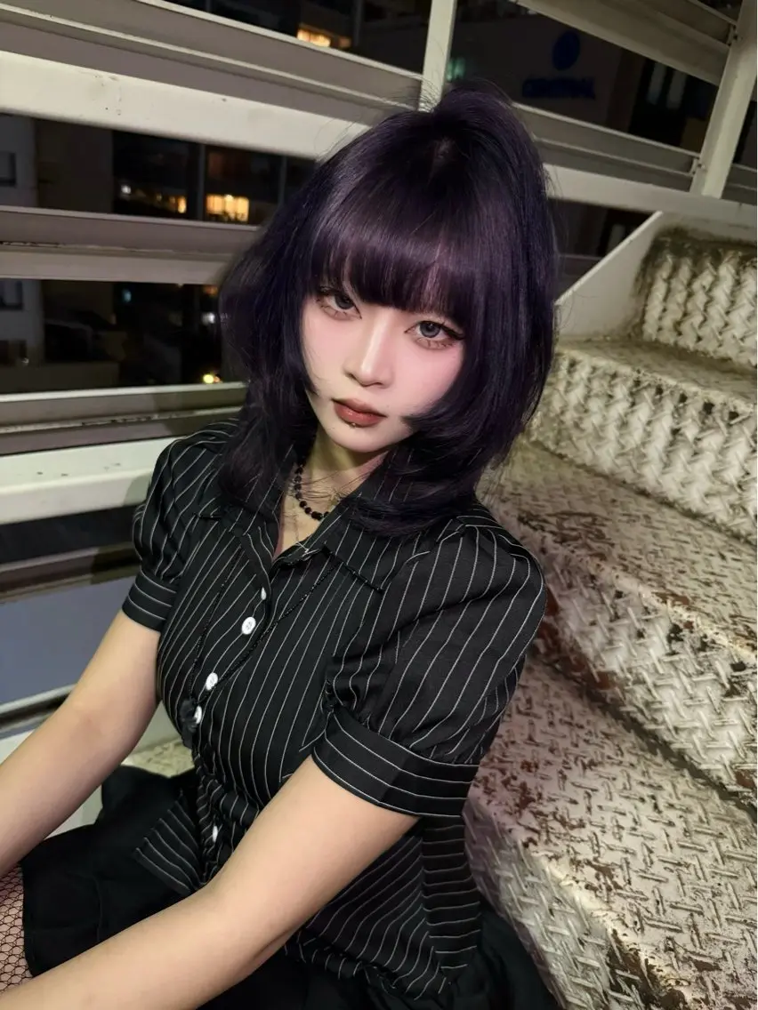 セミロング カラー ブリーチ ヘアカラー Kd /名古屋カラーモデルのヘアスタイル