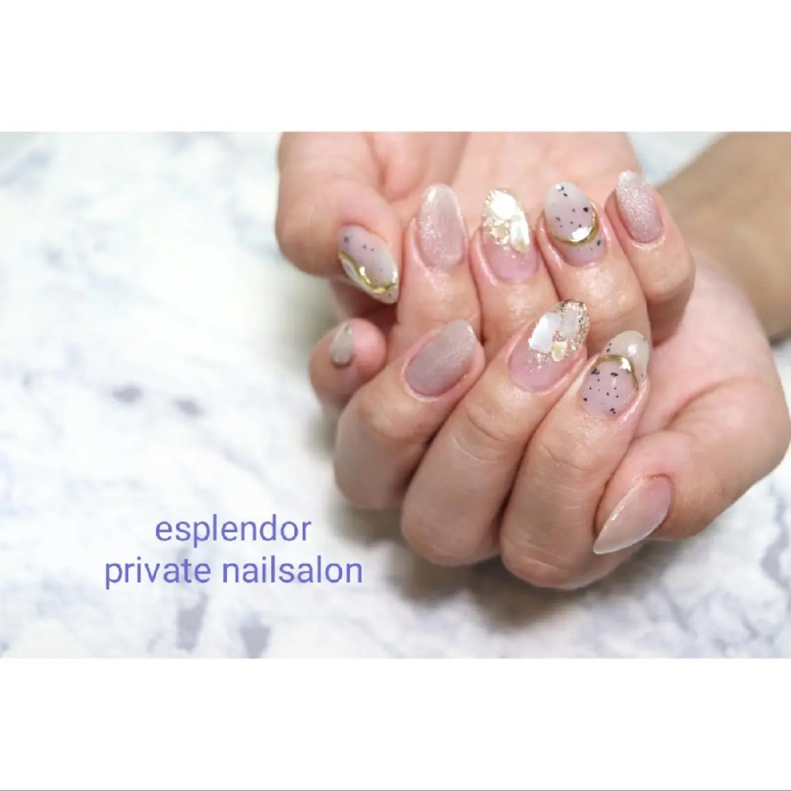 ネイル esplendor  小野寺のネイルデザイン