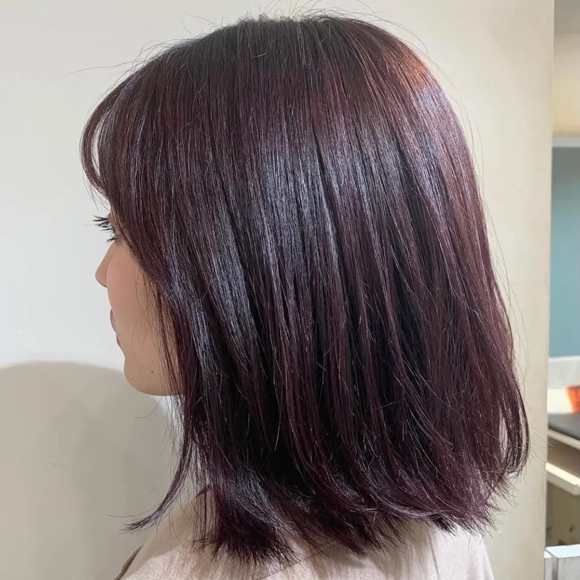 ミディアム トリートメント モテ髪×トレンド💕 小顔レイヤー 金井のヘアスタイル