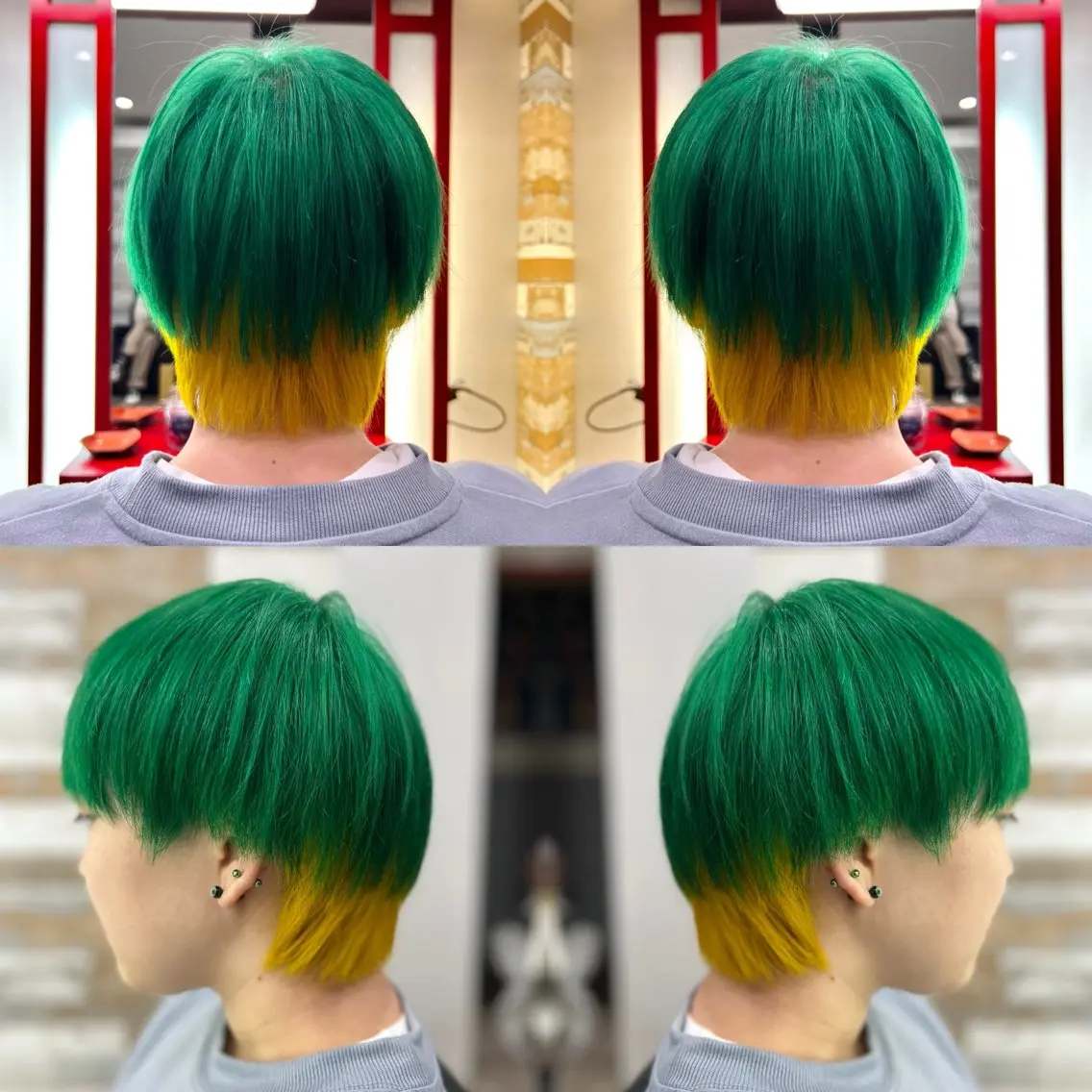 ショート カラー ヘアカラー トリートメント ✨️眉毛、派手髪、 ハイトーンShinの眉毛・アイブロウイメージ