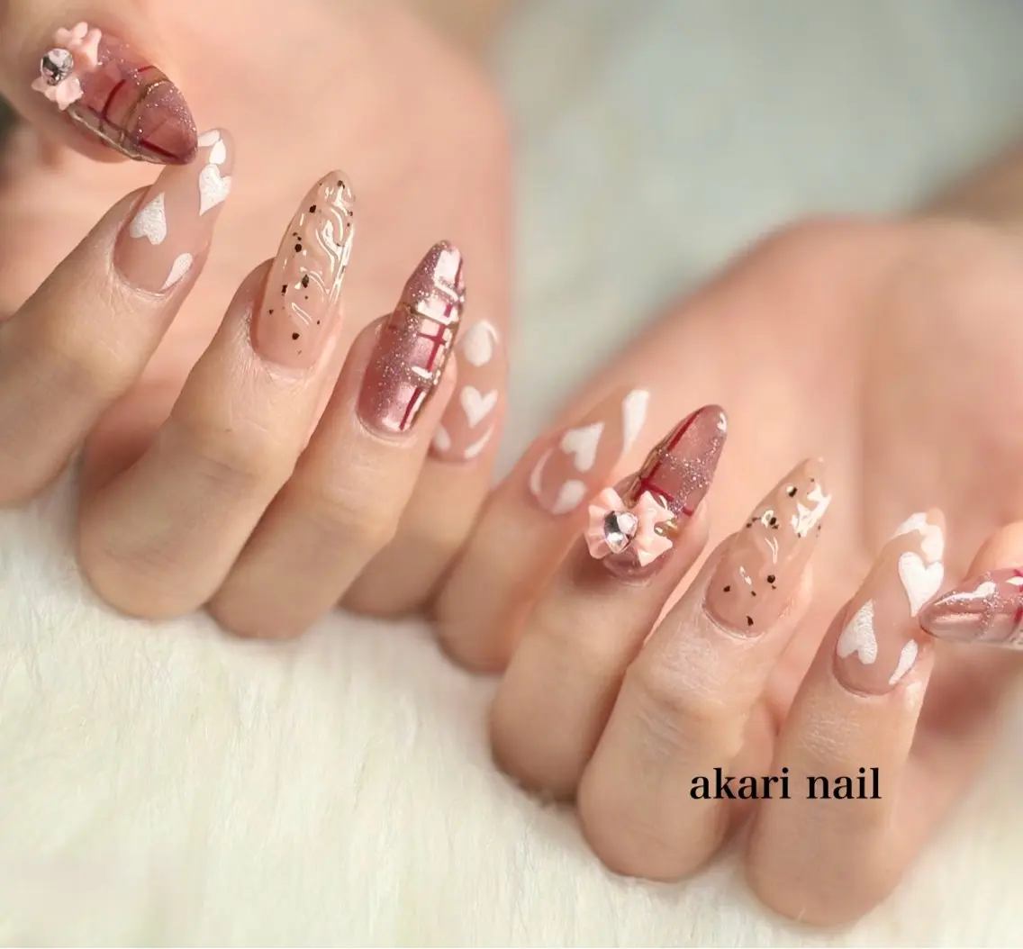 ネイル ハンドネイル フットネイル AKARI nail💅のネイルデザイン