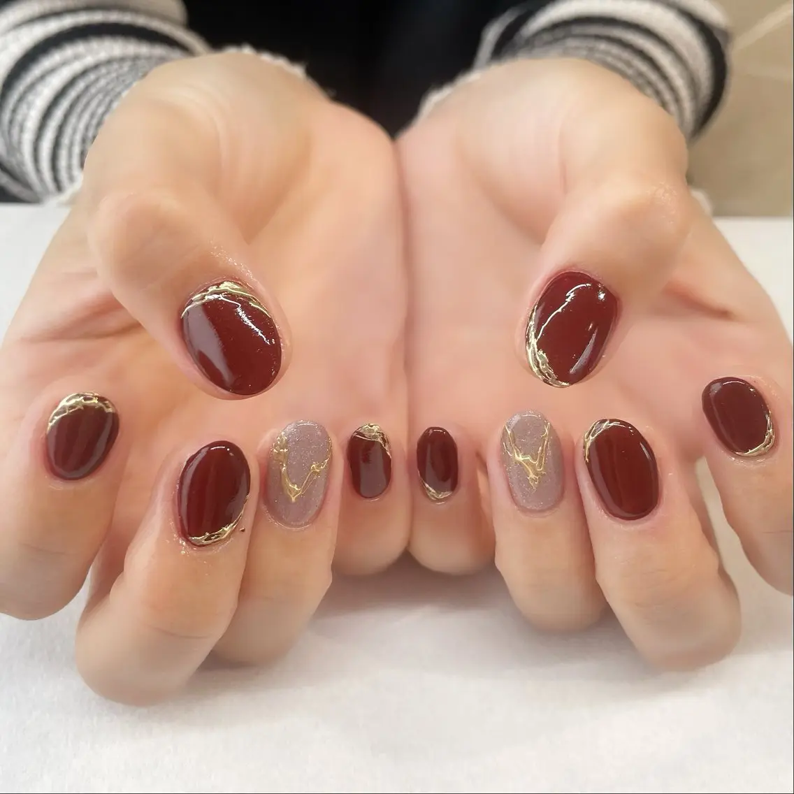 ネイル ハンドネイル 💎🐰 saki. m 🐰💎のネイルデザイン