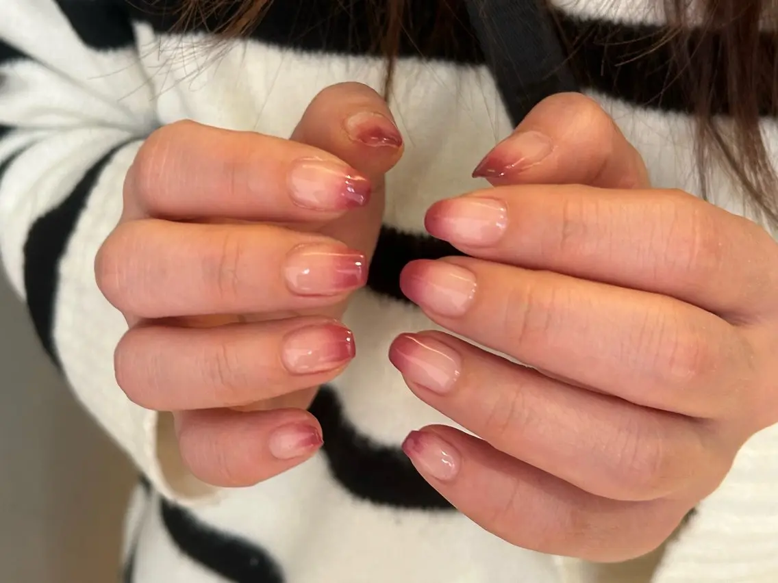 ネイル 桜ネイル グラデーション ピンク 春ネイル lead nail yuraのネイルデザイン