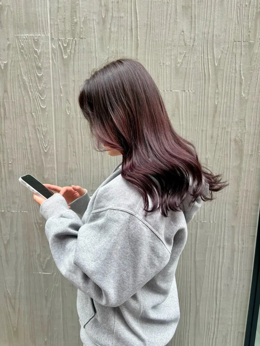 カラー ヘアカラー トリートメント 🎀西川芽依/ 暖色カラー🎀のヘアスタイル