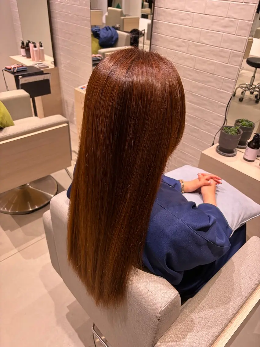 ロング ヘアカラー デザインカラー/ウル フカット/藤下慧大のヘアスタイル