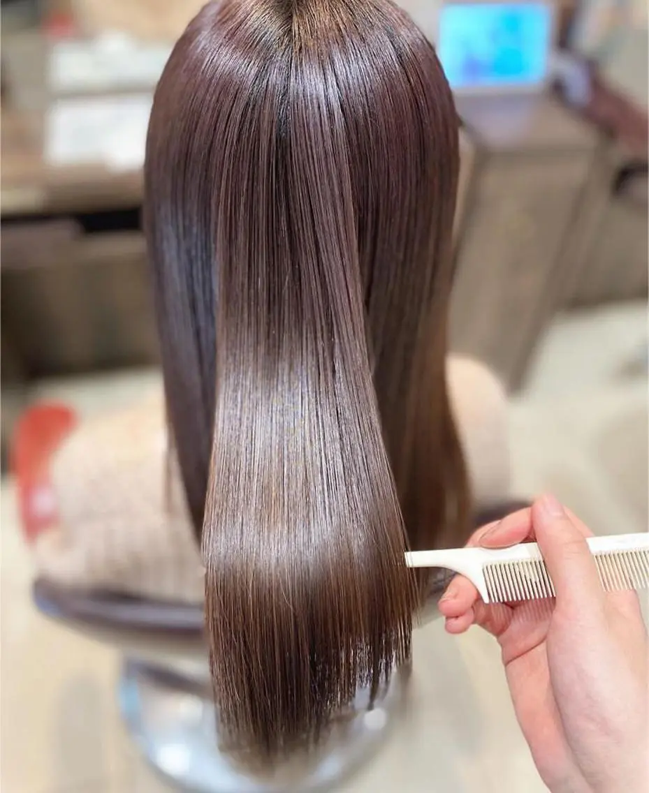 ✨縮毛矯正✨& aroma Tr🧴✨の写真