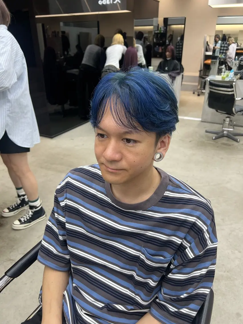 カラー メンズ センターパート カット ヘアカラー 吉沢遣人/レイヤー /髪質改善のヘアスタイル