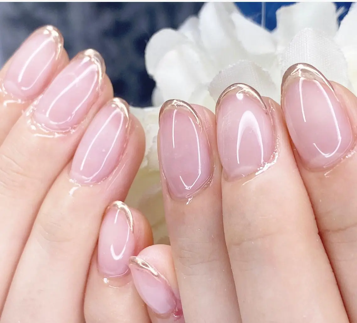 ネイル フレンチネイル ぷっくりネイル ハンドネイル Nail Salon ertiのネイルデザイン