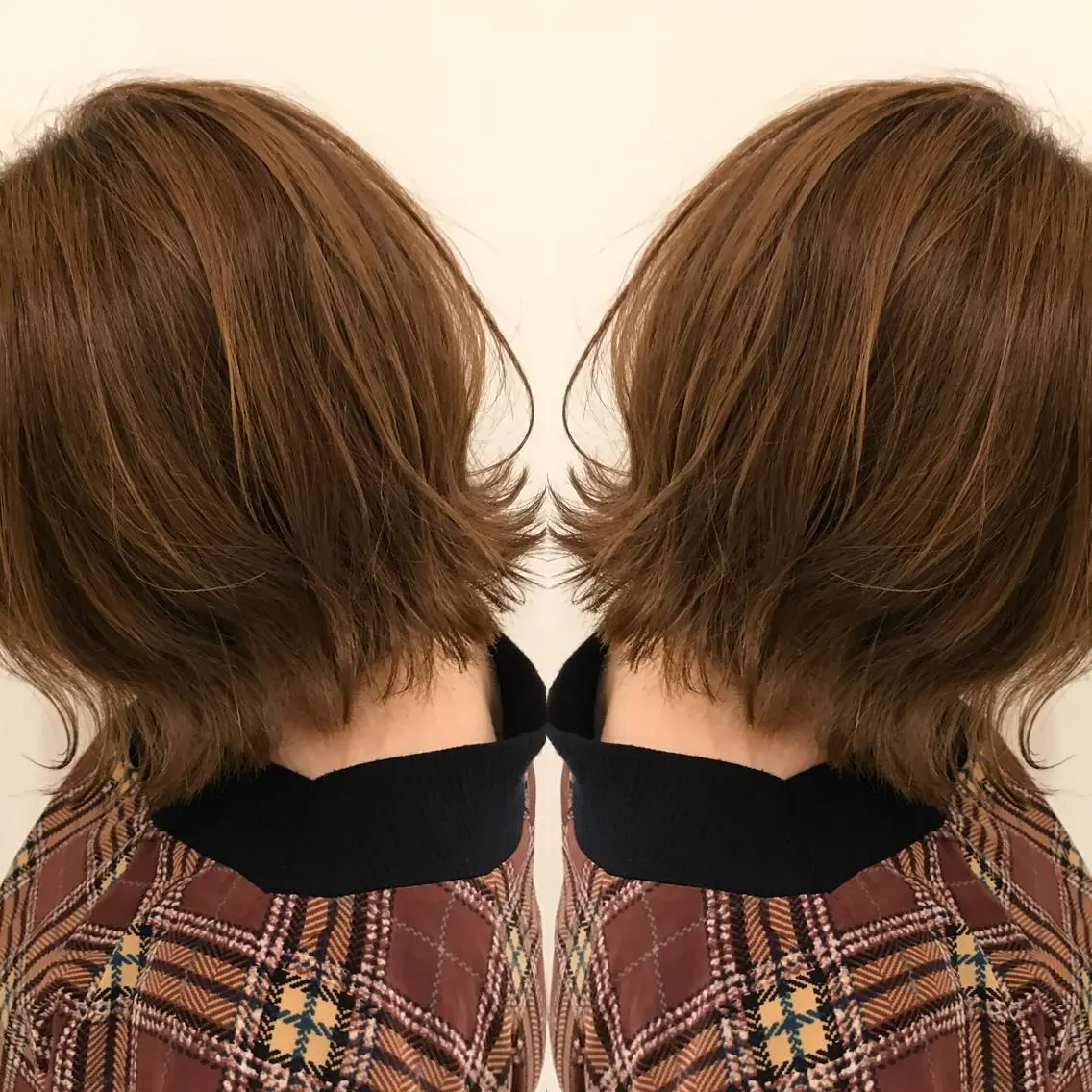 ショート ボブ 外ハネヘア ヘッドスパ 髪質改善 ACTのヘアスタイル