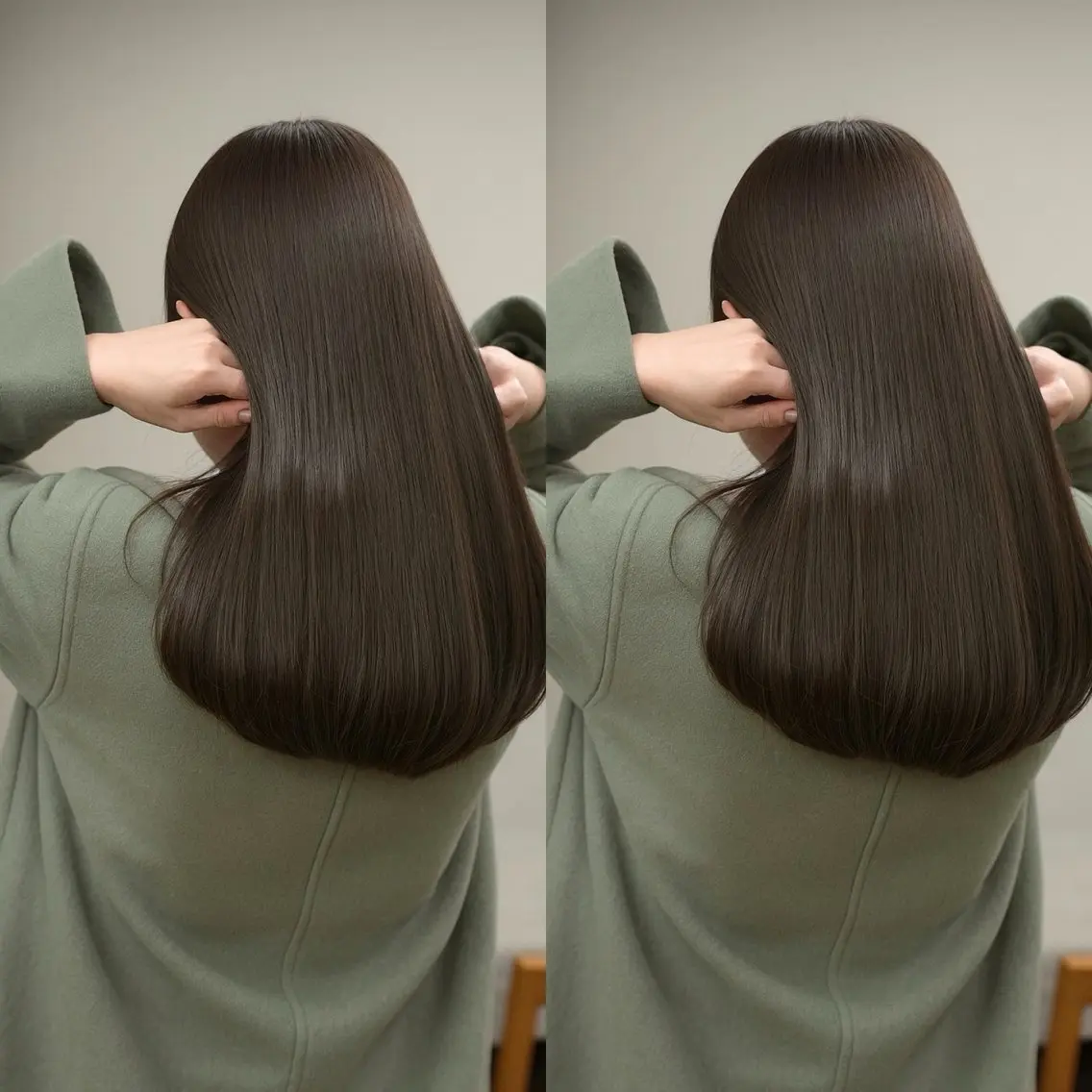 ミディアム カラー カット ヘアカラー 小顔矯正/レイヤー 透明感カラー✨生真のヘアスタイル
