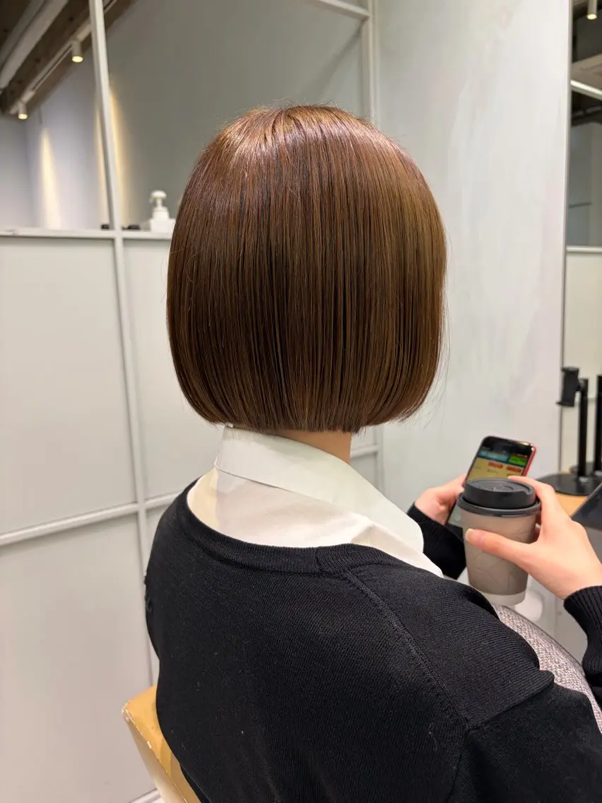 ショート カラー ヘアカラー いまかわ ゆなのヘアスタイル