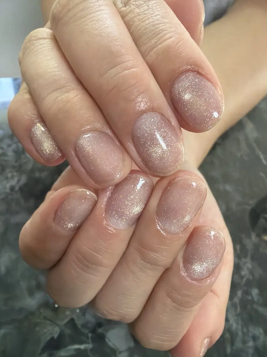 ネイル フラッシュネイル マグネットネイル ビー玉ネイル ハンドネイル moon nailのネイルデザイン