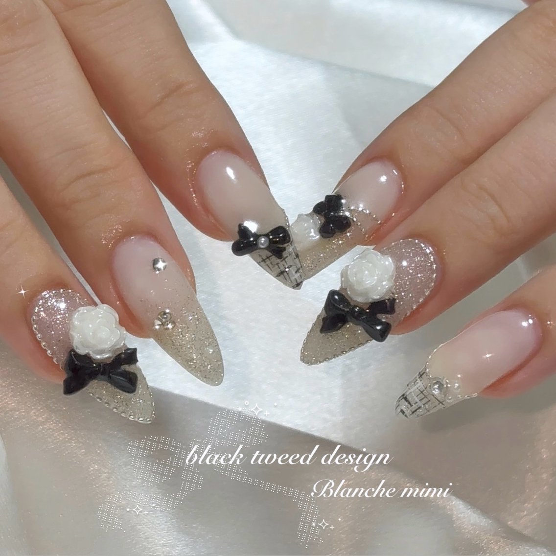 ネイル ハンドネイル Blanche mimi.u_aのネイルデザイン
