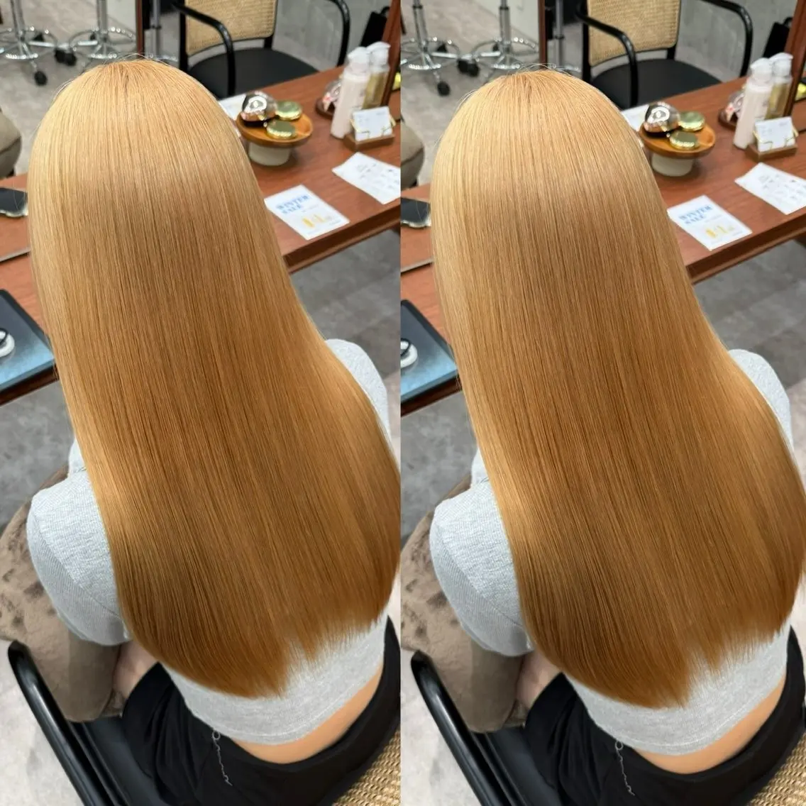 ロング ヘアカラー ケアブリーチ🫧 hana🎀のヘアスタイル