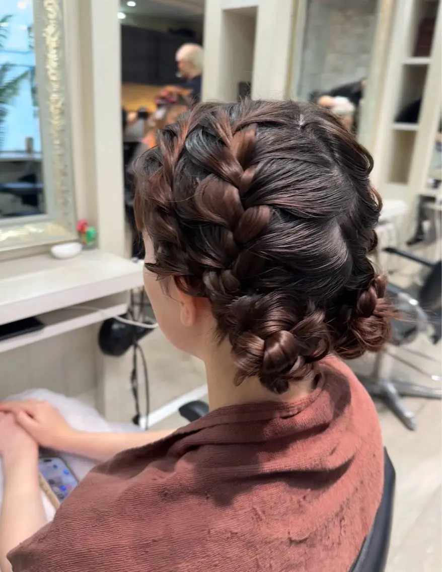 ロング 平野 世菜のヘアスタイル