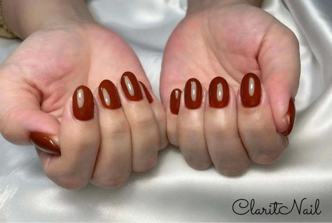 ネイル ワンカラーネイル ハンドネイル Clarity Nailのネイルデザイン