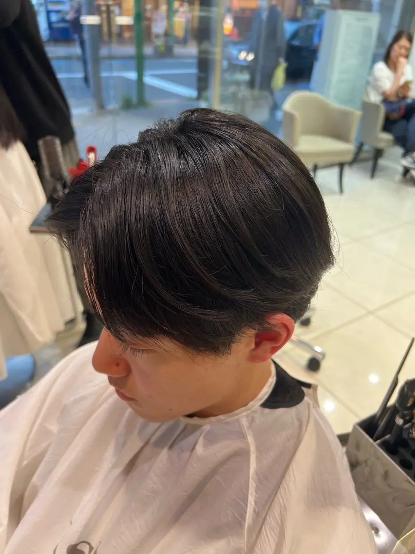 メンズ カット 縮毛矯正 SENA 再現性 パーマと縮毛矯正のヘアスタイル