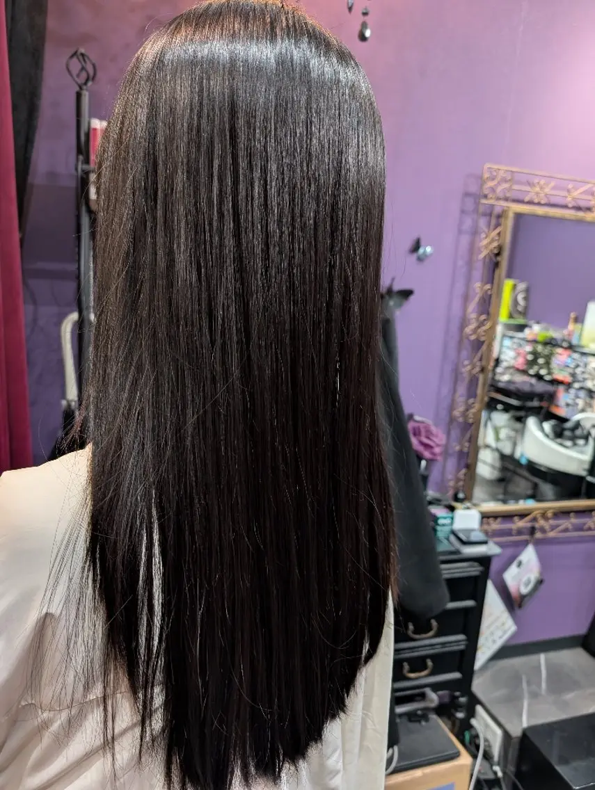 ロング ヘアカラー トリートメント 渡辺 康行のヘアスタイル