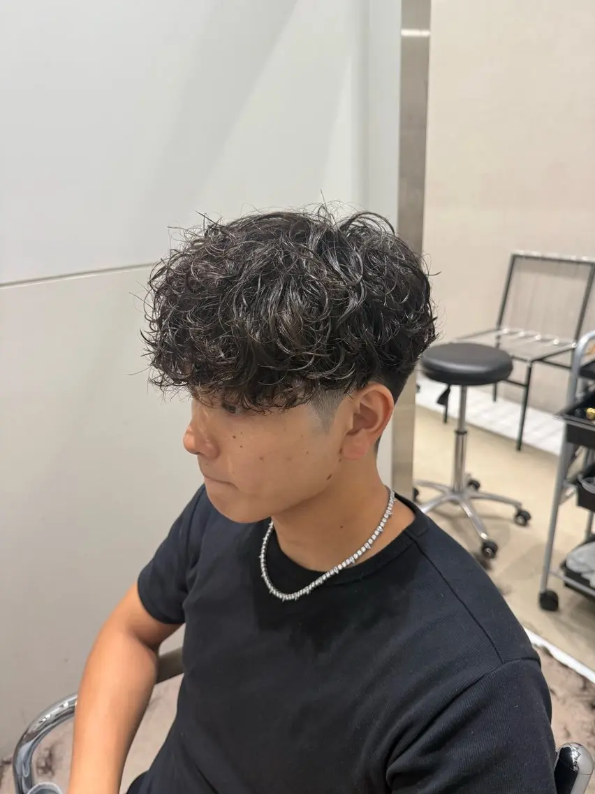 ショート パーマ カット パーマ トリートメント メンズ特化 /歩夢のヘアスタイル