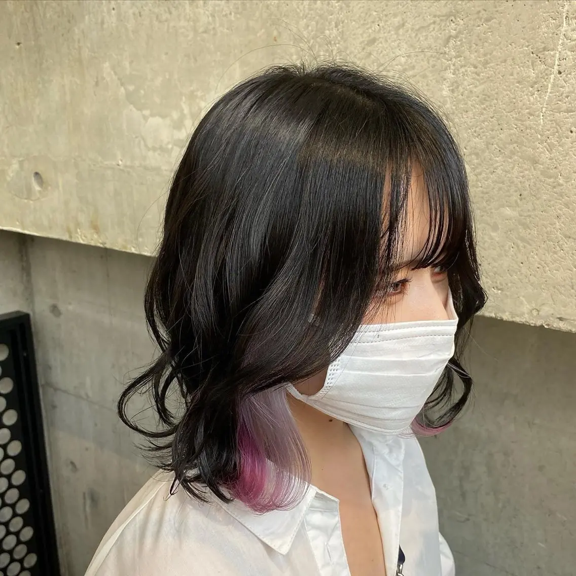ミディアム カラー ヘアカラー トリートメント 前山拓巳 /マンツーマンサロンのヘアスタイル