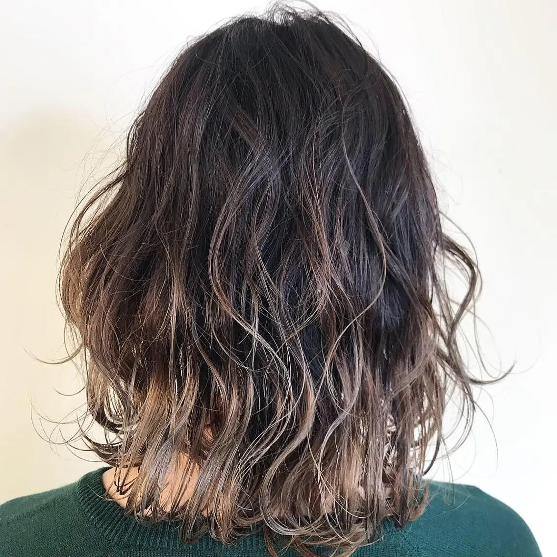 ミディアム カラー カット ヘアカラー トリートメント Lien 深井店のヘアスタイル
