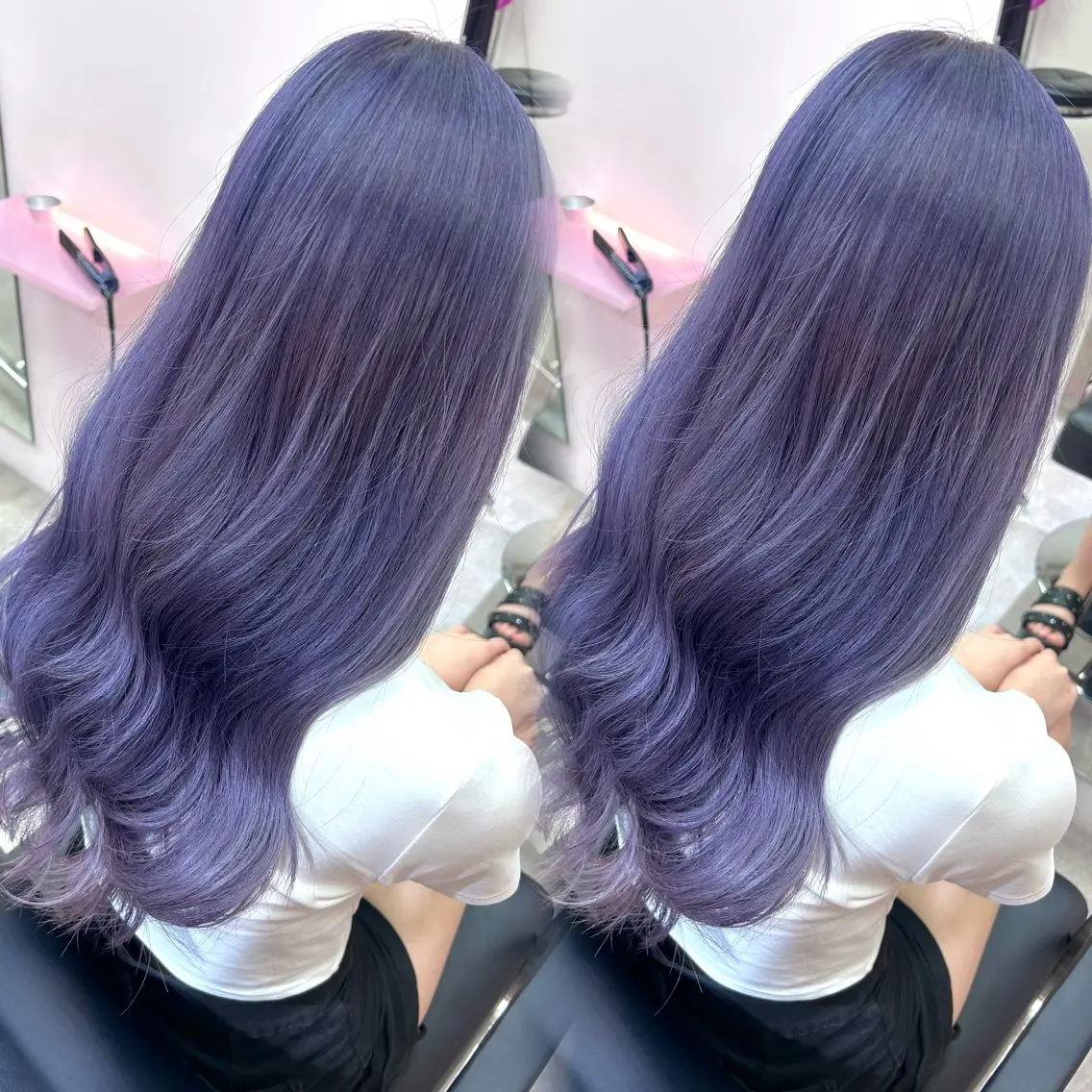 ロング カラー ヘアカラー moe/名古屋 /ブリーチモデルのヘアスタイル