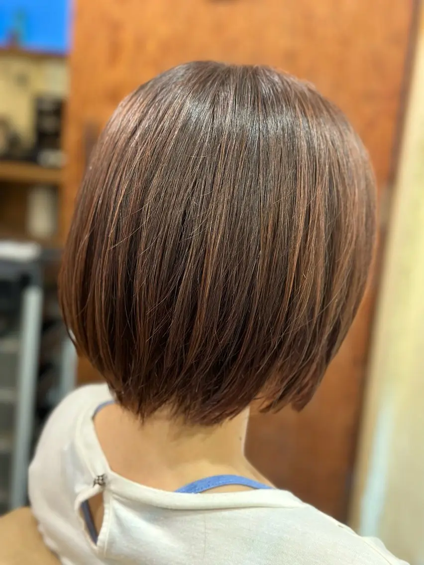 ショート ショートボブ ボブ ショートヘア 冨士 美織のヘアスタイル