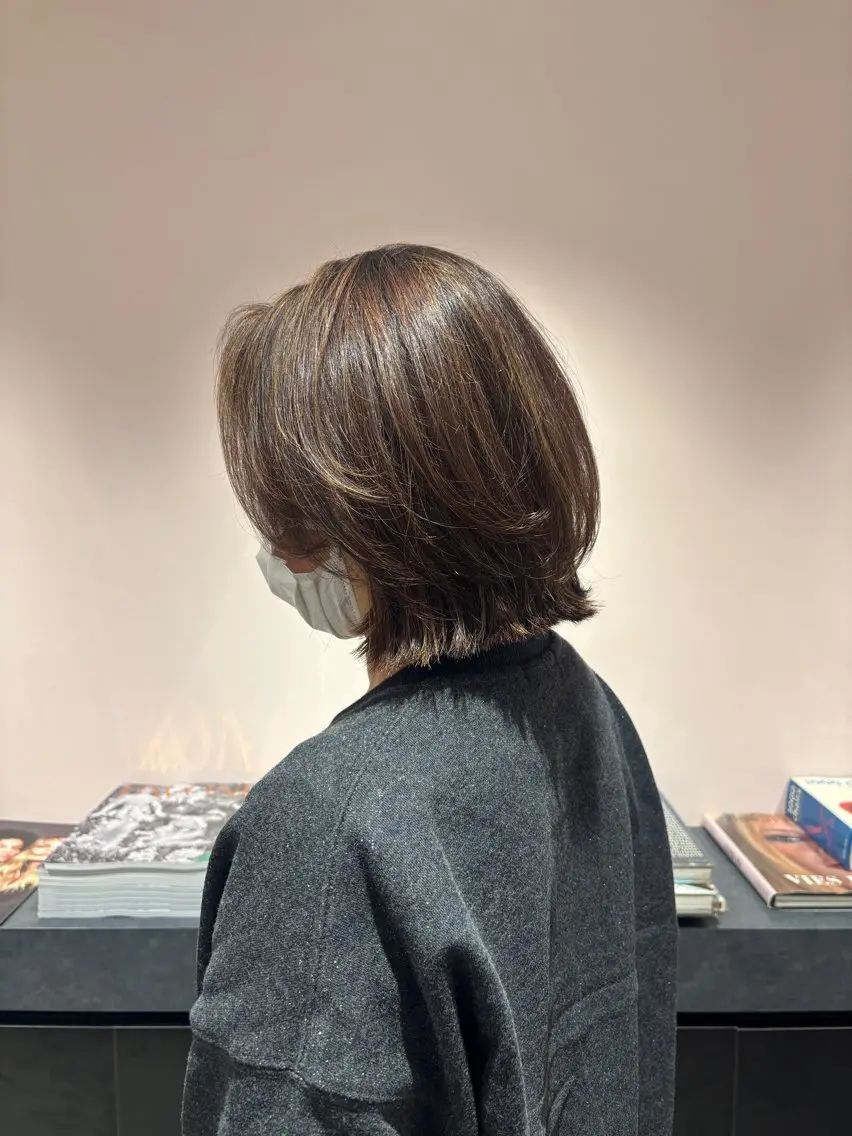 ショート ボブレイヤー ボブ レイヤーカット 🫧Miyu カットモデル募集🫧のヘアスタイル