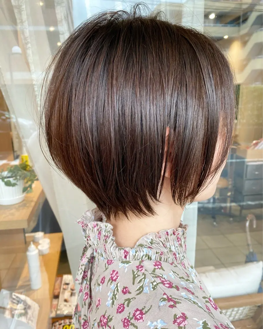ショート カラー 木村 萌香のヘアスタイル