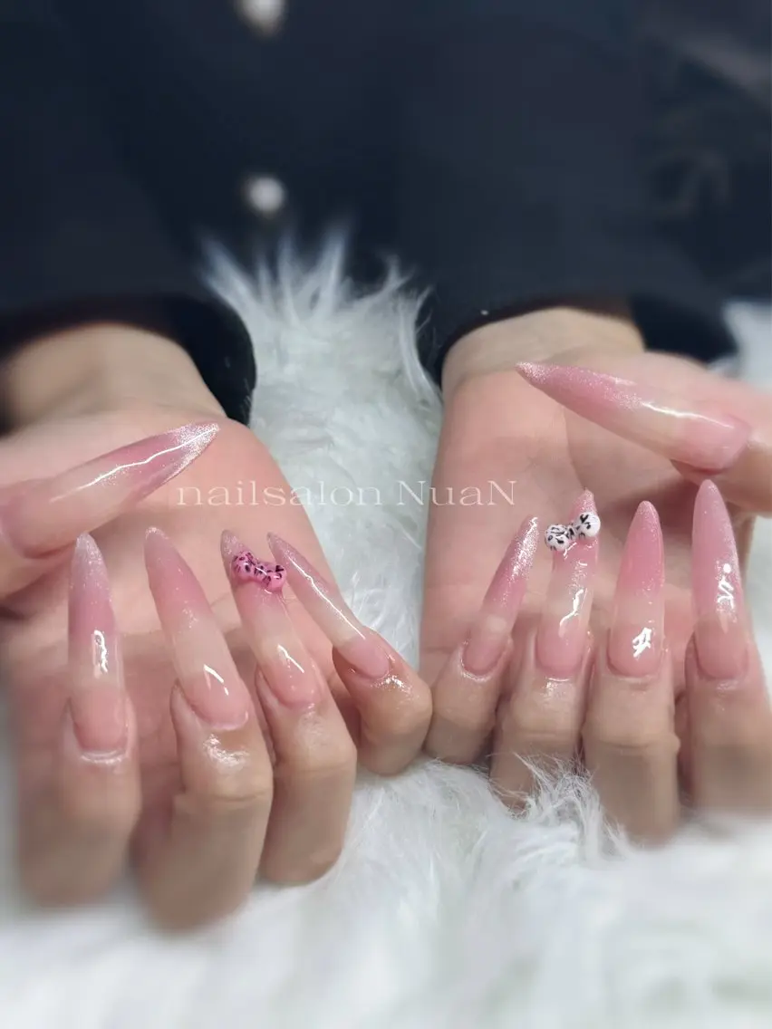 ネイル ハンドネイル NuaN ミニモ停止中のネイルデザイン